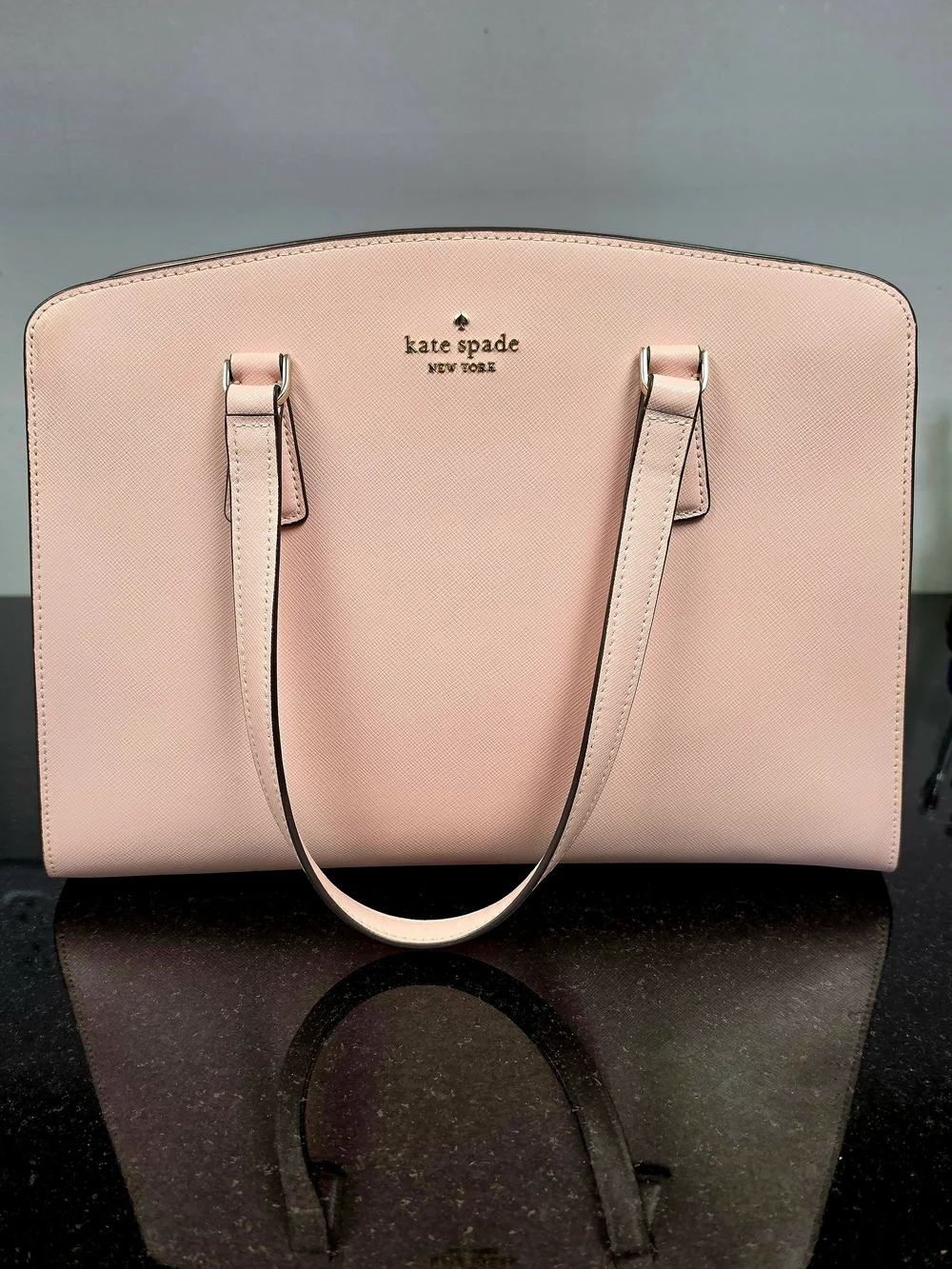 kate spade Blush Pink Saffiano Leather Tote